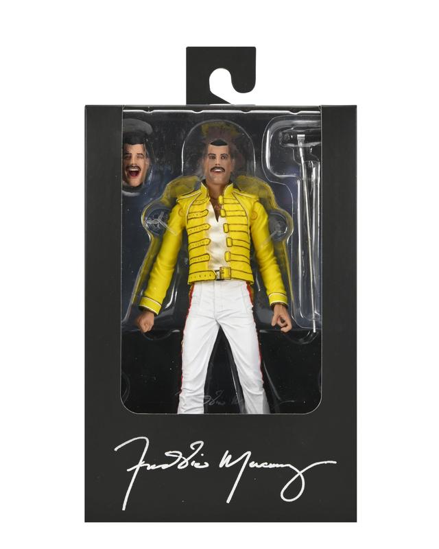 NECA [Freddie Mercury1970s] 未開封！ Boneco de Ação NECA Freddie Mercury - 18cm - Colecionáveis